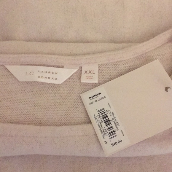 NWT - Laura Conrad pink sweater - Plus 2X - Picture 3 of 3